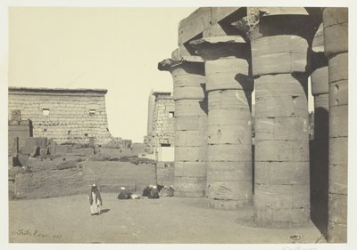 लक्सर, 1857 में देखें। द्वारा फ्रांसिस फ्रिथ