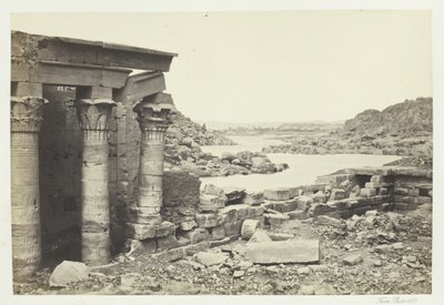 फिलै से देखें, उत्तर की ओर देखते हुए, 1857। द्वारा फ्रांसिस फ्रिथ