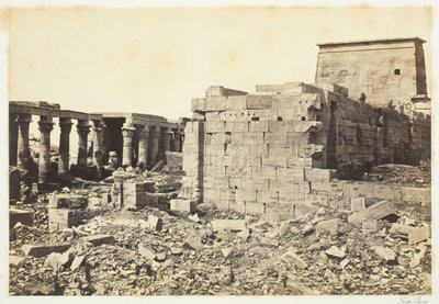 फिलै के द्वीप पर देखें, 1857, 1862 मुद्रित। द्वारा फ्रांसिस फ्रिथ