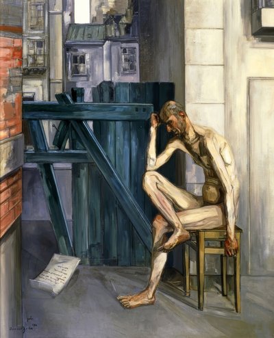अय्यूब, 1944, कैनवास पर तेल, 161,9 × 129,9 सेमी, द्वारा फ्रांसिस ग्रबेर