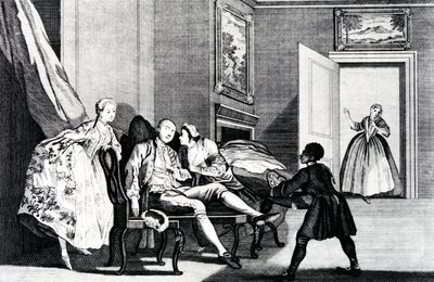 चोरी चूमो, सी, 1743 द्वारा फ्रांसिस हेमैन