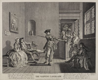 द वैपिंग लैंडलैडी, 1743 द्वारा फ्रांसिस हेमैन