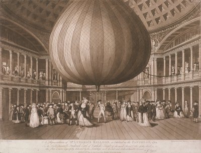 पैंथियन, ऑक्सफोर्ड स्ट्रीट, लंदन का इंटीरियर, 1785 द्वारा फ्रांसिस ज्यूक्स