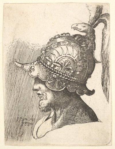हेलमेट सिर, 1662-78। द्वारा फ्रांसिस प्लेस