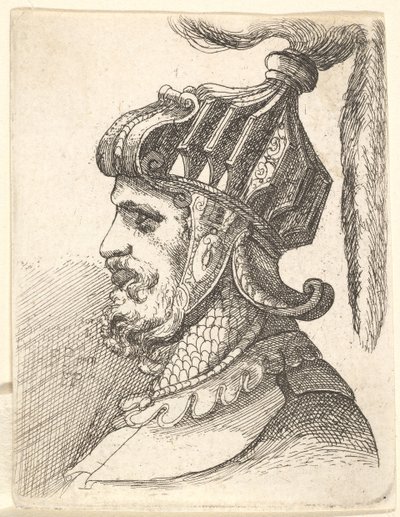 हेलमेट सिर, 1662-78। द्वारा फ्रांसिस प्लेस