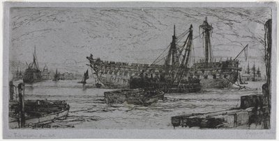 1870 में एगामेमोन का टूटना। द्वारा फ्रांसिस सीमोर हैडेन
