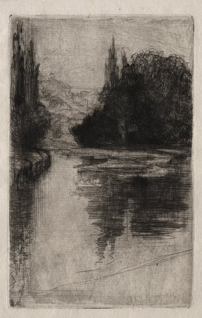 शाम, 1864। द्वारा फ्रांसिस सीमोर हैडेन