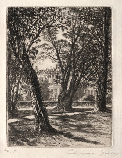 केंसिंग्टन गार्डन द स्मॉल प्लेट, 1859। द्वारा फ्रांसिस सीमोर हैडेन