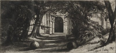मायटन हॉल, 1859। द्वारा फ्रांसिस सीमोर हैडेन