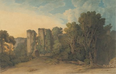 डेवोन काउंटी में बेरी पोमेरॉय कैसल, 1775-1805। द्वारा फ्रांसिस टाउने
