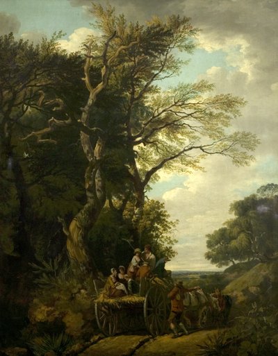 हार्वेस्ट वैगन, 1774 द्वारा फ्रांसिस व्हीटली
