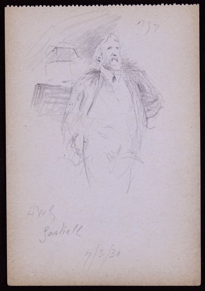 Percival Gaskell का पोर्ट्रेट द्वारा फ्रांसिस विल्फ्रेड लॉसन