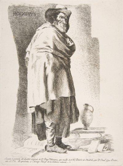 मोएनिपस मेनिपो फिलोसोफर, 1778। द्वारा फ़्रांसिस्को डी गोया