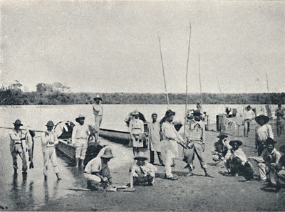 1895 में रियो ग्रांडे में मछली पकड़ना द्वारा फ्रांसिस्को हेंसलर