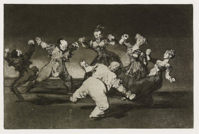 मीरा फ़ॉली (एस्परेट एसेप्रे), प्लेट 12 "लॉस प्रोवेरबियोस" से, c.1819-24 (नक़्क़ाशी, एक्वाटिंट, लाविस, बर्नर, ड्राय पॉइंट और बरिन) द्वारा फ़्रांसिस्को डी गोया