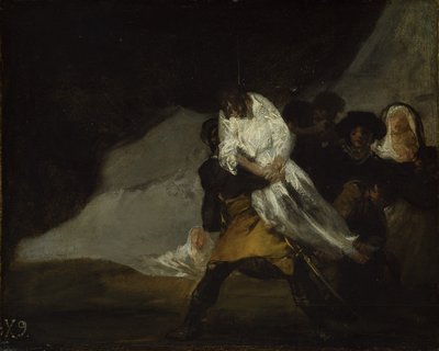 द हैंग्ड मॉन्क, c.1810 द्वारा फ़्रांसिस्को डी गोया