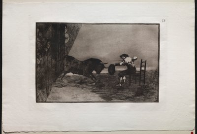 बुलफाइट्स: सारागोसा के रिंग में मार्टिनचो का साहस द्वारा फ़्रांसिस्को डी गोया