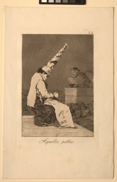 Caprichos: धूल के उन Specks। द्वारा फ़्रांसिस्को डी गोया
