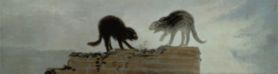 लड़ते हुए बिल्लियाँ द्वारा Francisco de Goya