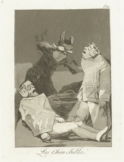 चिनचिला से चिनचिला (वस्तु पर शीर्षक) कैप्रीचोस (श्रृंखला शीर्षक) द्वारा फ़्रांसिस्को डी गोया