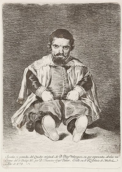 एक बौना (Un Enano)। 1778 द्वारा फ़्रांसिस्को डी गोया