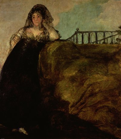 लिओकाडिया ज़ोरिला, आर्टिस्ट हाउसकीपर, c.1821 द्वारा फ़्रांसिस्को डी गोया