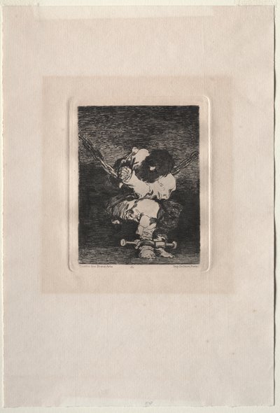 लिटिल प्रिजनर, 1867। द्वारा फ़्रांसिस्को डी गोया