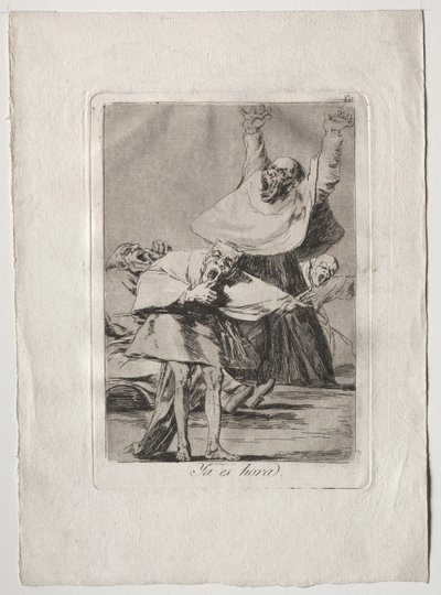 ओचेंटा कैप्रिचोस: यह समय है, 1793-1798। द्वारा फ़्रांसिस्को डी गोया