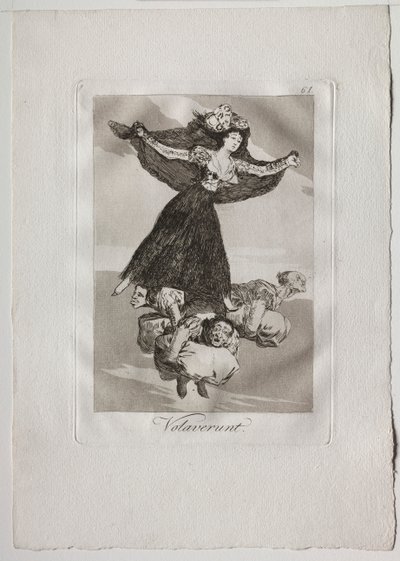 अस्सी कैप्रिचोस: वोलेवर्ंट, 1793-1798। द्वारा फ़्रांसिस्को डी गोया