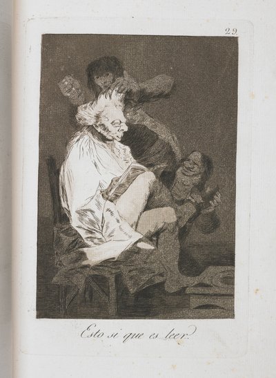 लॉस कैप्रिचोस से प्लेट, 1797-1798 द्वारा फ़्रांसिस्को डी गोया