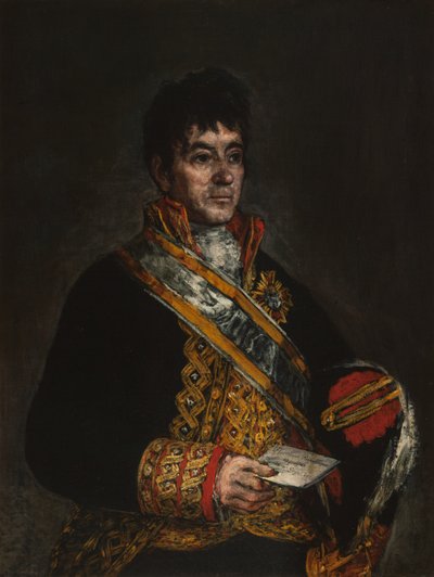 डॉन मिगुएल डे लार्डीज़ाल का पोर्ट्रेट, 1815 द्वारा Francisco de Goya