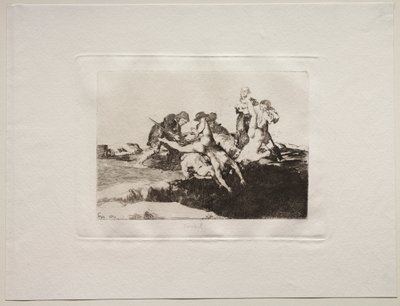 युद्ध की भयावहता: चैरिटी, 1810। द्वारा फ़्रांसिस्को डी गोया