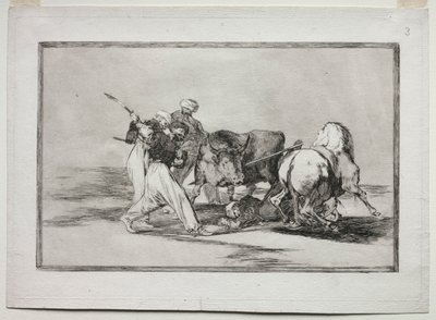 Moors स्पेन में बसे, कुरान के अंधविश्वास को देखते हुए, इस कला को अपनाया ..., 1815-1816 द्वारा फ़्रांसिस्को डी गोया