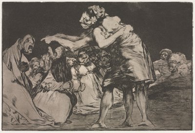 नीतिवचन: वैवाहिक फली, 1864। द्वारा फ़्रांसिस्को डी गोया