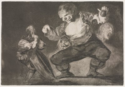 नीतिवचन: सिंपलटन, 1864। द्वारा फ़्रांसिस्को डी गोया