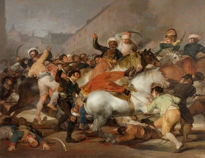 मई, 1808 या द मेमलुक, 1814 (बहाली के बाद) का प्रभार दूसरा द्वारा फ़्रांसिस्को डी गोया