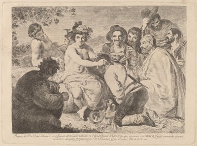 Baco (Bacchus) द्वारा डिएगो वेलाज़्केज़ू के बाद फ्रांसिस्को डी गोया