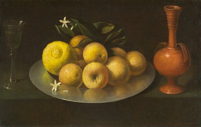 ग्लास, फल और जार के साथ फिर भी जीवन, c.1650 द्वारा फ्रांसिस्को डी ज़बरन