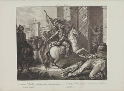 स्मुग्लेविक्ज़, फ़्रांसिसज़ेक (1745-1807) द्वारा बोल्सलॉ द ब्रेव का कीव में प्रवेश। लिथोग्राफी, 18वीं शताब्दी का अंत। निजी संग्रह द्वारा फ्रांसिस्ज़ेक स्मगल्विक