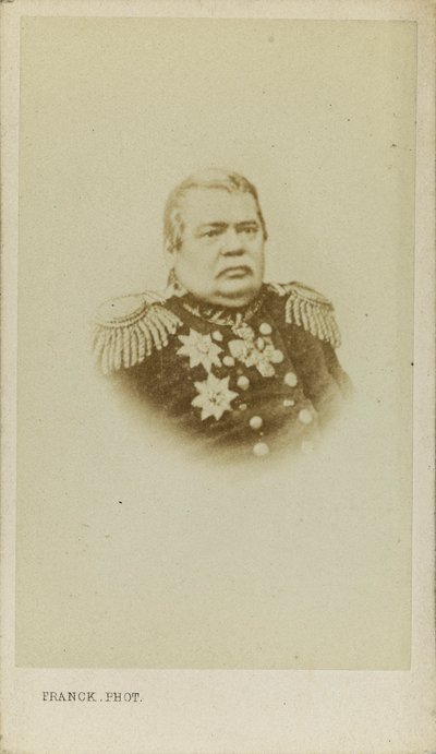 काउंट निकोले मुरावियोव-अमर्सकी का पोर्ट्रेट 1809-1881, सीए 1865। द्वारा फ़्रैंक