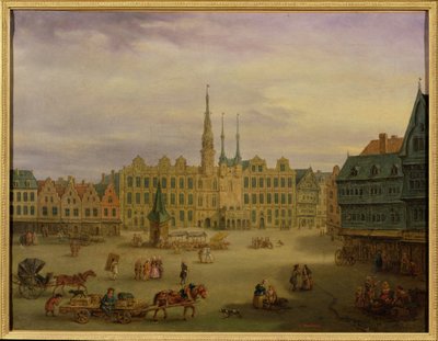 प्लेस द होटल डे विले, कंबराई, c.1780 द्वारा फ्रेंकोइस ऑबर्ट