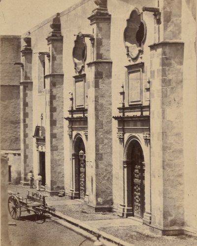 [मेक्सिको के सम्राट मैक्समिलियन और सैनिकों के लिए कारावास की जगह], 1867। द्वारा फ्रेंकोइस ऑबर्ट