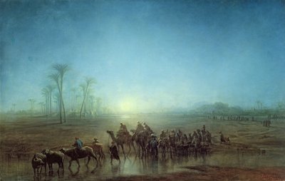 बेडौंस का कारवां, 1863 द्वारा फ्रेंकोइस बैरी