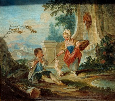 फ्रेंकोइस बाउचर द्वारा रैबिट सावंत पेंटिंग (1703-1770) द्वारा फ्रांकोइस बाउचर