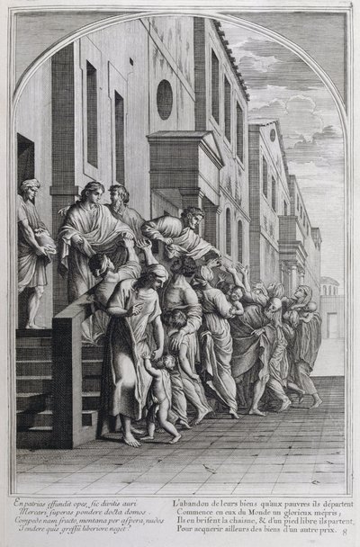 'द लाइफ ऑफ सेंट ब्रूनो, चार्टरेक्स ऑर्डर के संस्थापक' पेरिस 1660 से चित्रण। यूस्टाचे ले सुयूर के चित्रों के बाद और फ्रान सोइस चौवेउ द्वारा उकेरा गया © UIG/Leemage द्वारा फ्रेंकोइस चौवेउ
