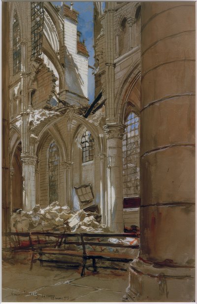 Soissons, 18 मई 1915 द्वारा फ़्राँस्वा फ्लेमेंग