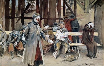 देश का अस्पताल, 1916 द्वारा फ़्राँस्वा फ्लेमेंग