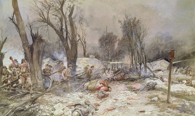 संत-पियरे-आइगल, जुलाई 1918 में आक्रामक द्वारा फ़्राँस्वा फ्लेमेंग