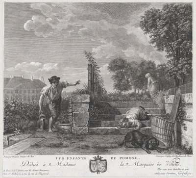 पोमोना के बच्चे, 1778। द्वारा फ्रेंकोइस गोदेफ्रॉय