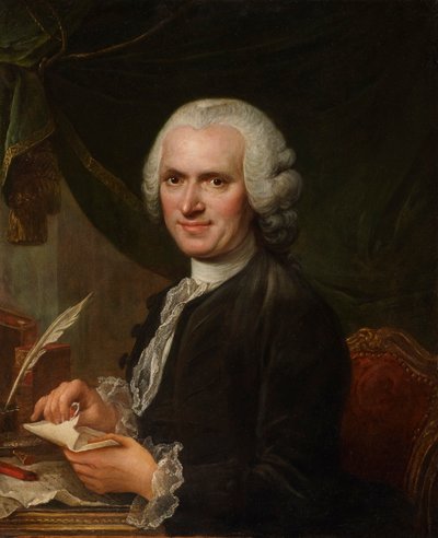 जीन-जैक्स रूसो का पोर्ट्रेट (1712-1778) (कैनवास पर तेल) द्वारा फ्रेंकोइस गुएरिन